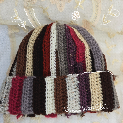 Crochet Beanie- Crochet Knit Beanie