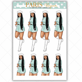 Black Girl Stickers - Paris & Mint