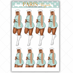 Black Girl Stickers - Paris & Mint