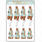 Black Girl Stickers - Paris & Mint