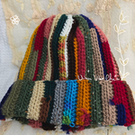 Scrap Yarn Beanie | Crochet Beanie | Crochet Hat - The Culture