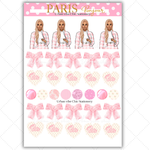 Black Girl Stickers - Pink Paris & Classy Sheet 2