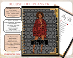 2024 Digital Planner, Digital Life Planner Goodnotes, Black Girl Digital Planner, Undated Digital, Digital Stickers, Notability Planner