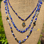 Royal Goddess Daisy Beaded Necklace |Flower Bead Bead Necklace | Urban Vibe Chic | Seed Bead Jewelry