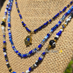 Royal Goddess Daisy Beaded Necklace |Flower Bead Bead Necklace | Urban Vibe Chic | Seed Bead Jewelry