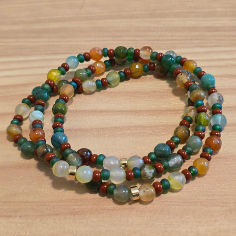 Agate Stretch Bracelets