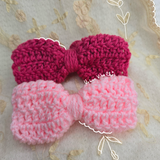 Set of 2 Handmade Crochet Hair Bow