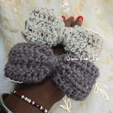 Set of 2 Handmade Crochet Hair Bow