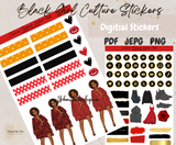 2024 Digital Planner, Digital Life Planner Goodnotes, Black Girl Digital Planner, Undated Digital, Digital Stickers, Notability Planner