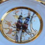 Sea Side Clay Beaded Earrings - Wood