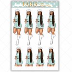 Black Girl Stickers - Paris & Mint