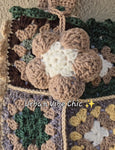 Crochet Tote Bag, Crochet Shoulder Bag - Natural