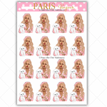 Black Girl Stickers - Pink Paris & Puppie