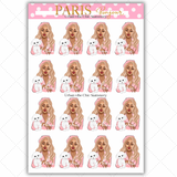 Black Girl Stickers - Pink Paris & Puppie