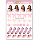 Black Girl Stickers - Pink Paris & Full Sheet 2