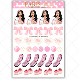 Black Girl Stickers - Pink Paris & Full Sheet 2