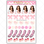 Black Girl Stickers - Pink Paris & Full Sheet 2