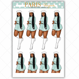 Black Girl Stickers - Paris & Mint