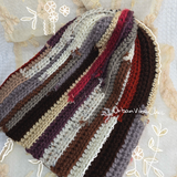 Scrap Yarn Beanie | Crochet Beanie | Crochet Hat - All Natural