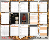 2024 Digital Planner, Digital Life Planner Goodnotes, Black Girl Digital Planner, Undated Digital, Digital Stickers, Notability Planner