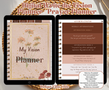 Digital Prayer Planner, Digital Vision Planner, Prayer Notes, Sermon Notes, Notability Planner, Goodnotes, Prayer Templates. Urban Vibe Chic