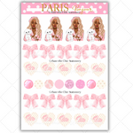 Black Girl Stickers - Pink Paris & Full Sheet 3