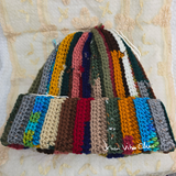 Scrap Yarn Beanie | Crochet Beanie | Crochet Hat - The Culture