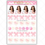 Black Girl Stickers - Pink Paris & Full Sheet 3