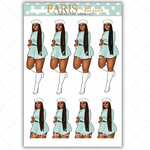 Black Girl Stickers - Paris & Mint