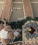 Crochet Tote Bag, Crochet Shoulder Bag - Natural