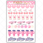 Black Girl Stickers - Paris Sticker Sheet 2