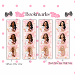 Black Girl Bookmarks -Pink Paris