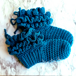 Crochet Ruffle Socks