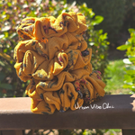 Unique Hair Scrunchies - Mustard