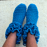 Crochet Ruffle Socks