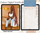 Black Girl Digital Planner, Nurse digital planner, Black Girl Digital Stickers, Pre-Cropped Stickers, Digital Notebook, Black Girl Templates