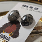 Natural Stone Studs - Black Network