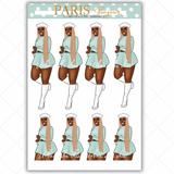 Black Girl Stickers - Paris & Mint