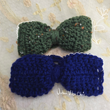 Set of 2 Handmade Crochet Hair Bow