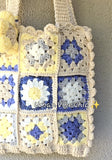 Crochet Tote Bag, Crochet Shoulder Bag -Seaside