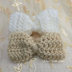 Set of 2 Handmade Crochet Hair Bow