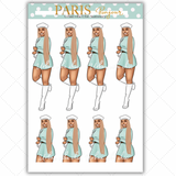 Black Girl Stickers - Paris & Mint