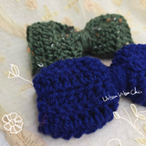 Set of 2 Handmade Crochet Hair Bow