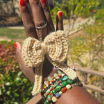 Crochet Bow Keychain