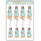 Black Girl Stickers - Paris & Mint