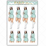 Black Girl Stickers - Paris & Mint