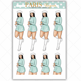 Black Girl Stickers - Paris & Mint