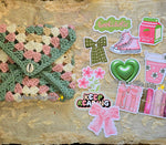 Crochet Kindle Sleeves & Kindle Paper White Stickers Bundles