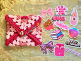 Crochet Kindle Sleeves & Kindle Paper White Stickers Bundles