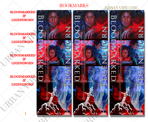 BLOODMARKED Bookmarks | LEGENDBORN Bookmarks